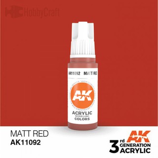 AK 3G Color Matt Red 17 ml