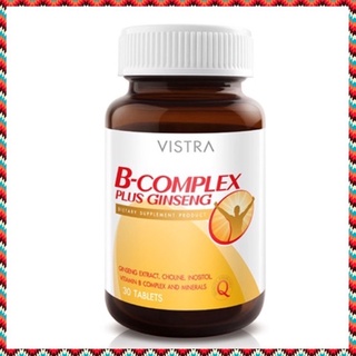 Vistra B Complex &amp; Ginseng 30 Tablets