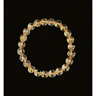 citrine round beads 10 MM ซิทรินลูกปัดกลม 10 MM