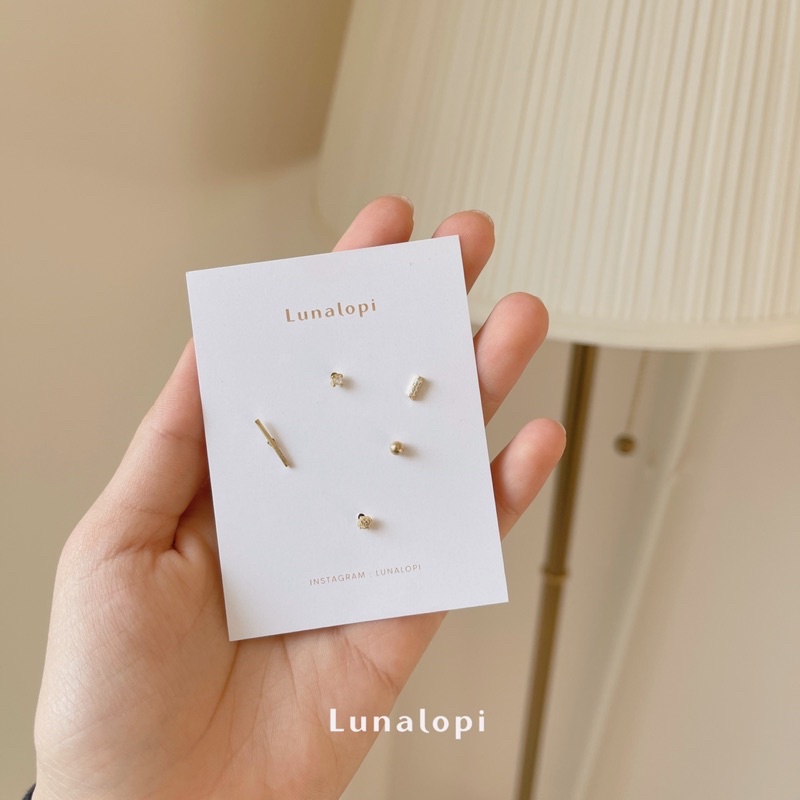 พร้อมส่ง lunalopi tiny set earrings