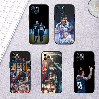 เคสนิ่ม ลาย Lionel Messi TE22 สําหรับ iPhone 5 5S 6 6S 7 8 11 Pro Max Plus SE XR