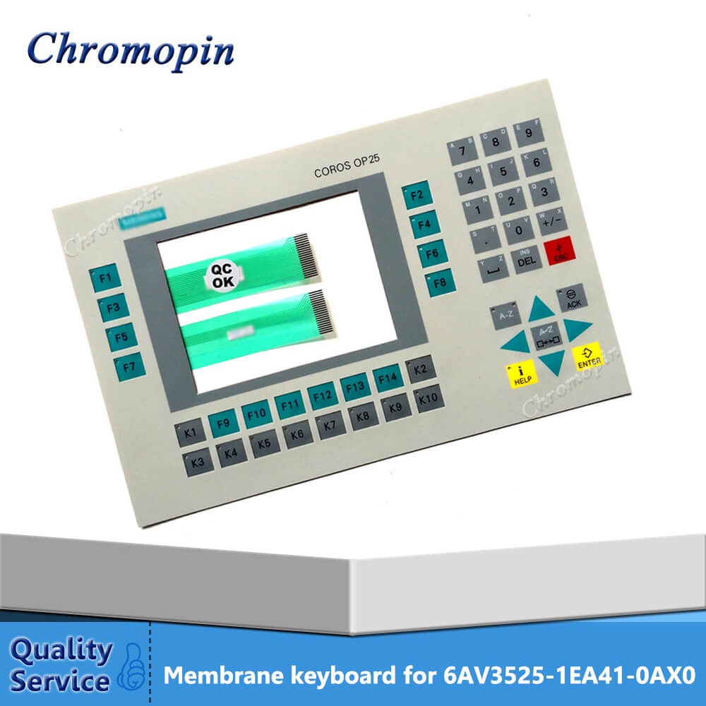 แป้นพิมพ์เมมเบรนสําหรับ 6AV3525-1EA4-0AX0 6AV3 525-1EA4-0AX0 6AV3525-1EA4-0AX1 6AV3 525-1EA4-0AX1 OP