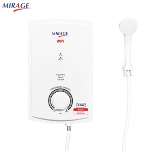 Mirage เครื่องทำน้ำอุ่น 3500 วัตต์ รุ่น ZEN 3.5kW ระบบความปลอดภัยแบบ ELSD ภายใน 0.1 วินาที มาตรฐานระดับสากล IP25