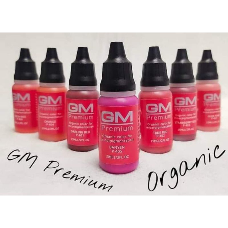 GM สีสักปากสูตร preminm organic