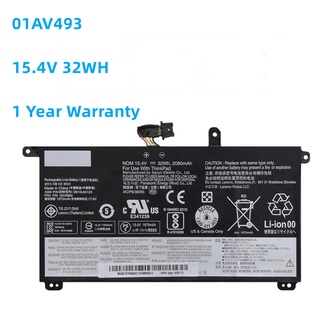 New 01AV493 Laptop Battery For Lenovo Thinkpad T570 T580 P51S P52S Series SB10L84121 SB10L84122 SB10L84123 15.4V 32WH