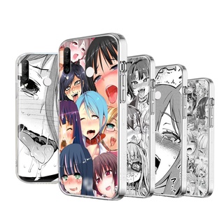 เคสใส แบบนิ่ม ลายอนิเมะ Ahegao WI-7 สําหรับ Tecno Camon 15 16 17 17P POP 4 5 Pova 2 Pro