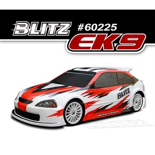 Blitz EK9 บอดี้สำหรับรถขับหน้า(FWD)ขนาด1/10แบบใส หนา0.7มิล