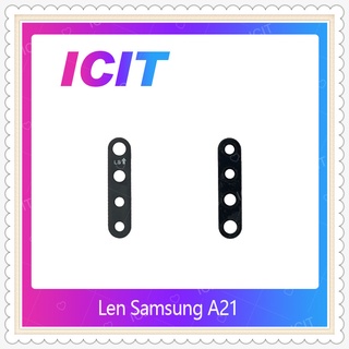 Lens  Samsung a21  อะไหล่เลนกล้อง กระจกเลนส์กล้อง กระจกกล้องหลัง Camera Lens (ได้1ชิ้นค่ะ) ICIT-Display