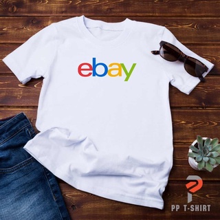 เสื้อยืด Ebay LOGO  เนื้อผ้าCotton comb No.30 ดีที่สุดของ Cotton ใส่สบาย สกรีนใหม่ทุกตัว