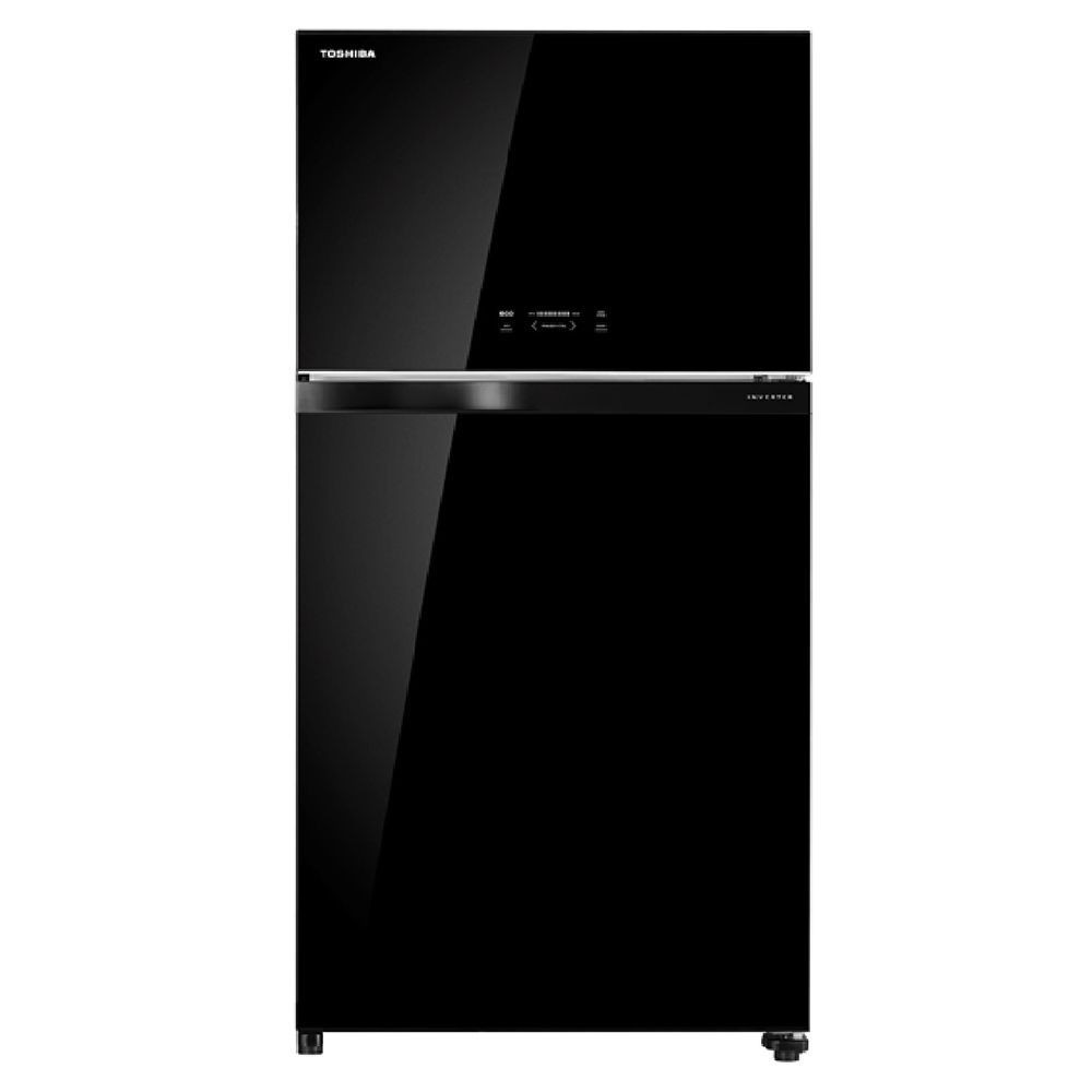 ตู้เย็น ตู้เย็น 2 ประตู TOSHIBA GR-AG58KA (XK) 19.9 คิว อินเวอร์เตอร์ สีดำ ตู้เย็น ตู้แช่แข็ง เครื่องใช้ไฟฟ้า 2-DOOR REF