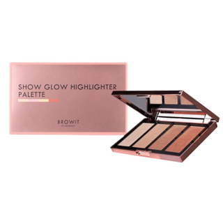 โปรโมชั่น : Browit โชว์โกลว์ไฮไลท์เตอร์พาเลท 4g x 4สี