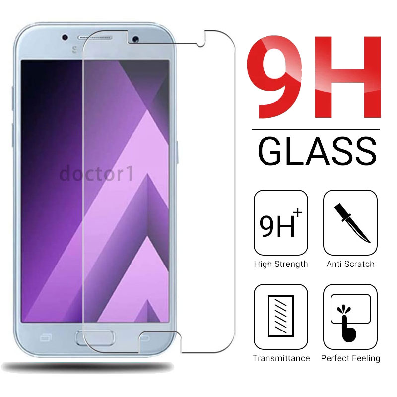 SAMSUNG 9Hกระจกนิรภัยป้องกันหน้าจอฟิล์มSamsung Galaxy J5 J3 J2 J7 Core J3 Pro A7 A5 A3 Plus 2017 201