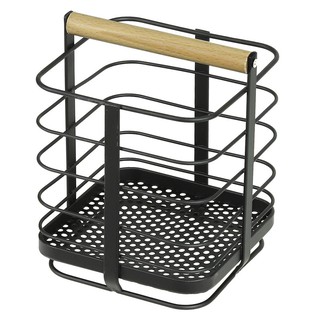 ที่ใส่อุปกรณ์ในครัว KECH HUG YS-10363P สีดำ ที่ใส่ช้อนส้อม UTENSIL HOLDER 1SQUARE HUG YS-10363P BLK