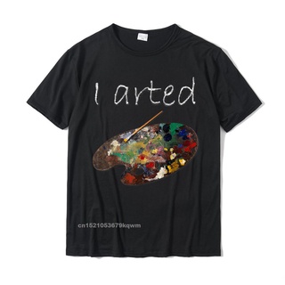 ขายดี!เสื้อยืดลําลอง ผ้าฝ้าย พิมพ์ลาย I Arted สําหรับผู้ชาย และผู้หญิง YNR FNQXS-5XL