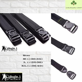 เข็มขัดสายบาง ปลดเร็ว เข็มขัดปลดเร็ว แบรนด์ Bogie1 รุ่นBelt07 สีดำ