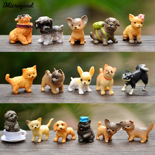 【cod】 16Pcs/Set Model Attractive Multiple Uses Miniature Baby Birthday Dog Model Toy