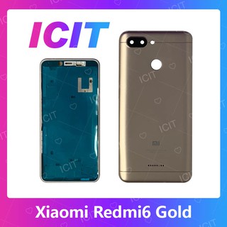 Xiaomi Redmi 6 อะไหล่บอดี้ เคสกลางพร้อมฝาหลัง Body For xiaomi redmi6 อะไหล่มือถือ ICIT 2020