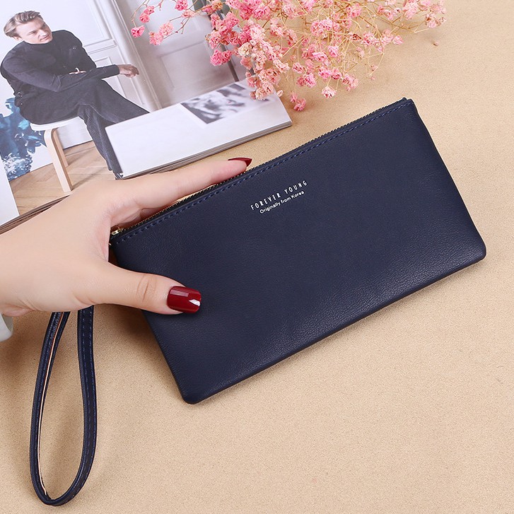 H329-9 กระเป๋าคล้องมือForever Youngพร้อมส่งกระเป๋าสตางค์ใบยาวผู้หญิงกระเป๋าใส่มือถือ