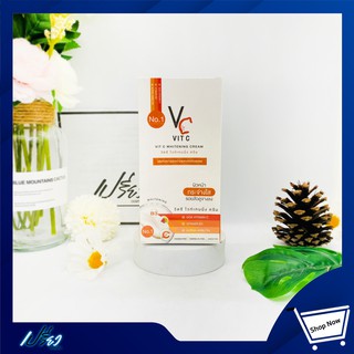 RATCHA Vit C Whitening Cream 7 g.รัชชา วิตซีเทนนิ่ง ครีม 7กรัม 1กล่องมี 10 ซอง