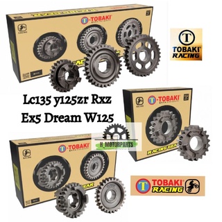 กล่องเกียร์ TOBAKI LC135 Y15ZR EX5 DREAM Y125ZR RXZ W125 1ST 2ND 3RD 4TH 20T 21T 22T 23T 25T 26T 27T