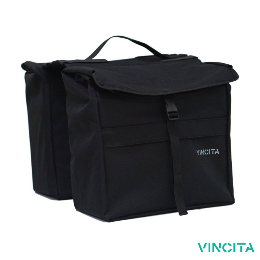 VINICTA กระเป๋าแพนเนียร์คู่ Top Load กระเป๋าพาดตะแกรงหลัง (B081) การรับประกันสินค้า1ปี