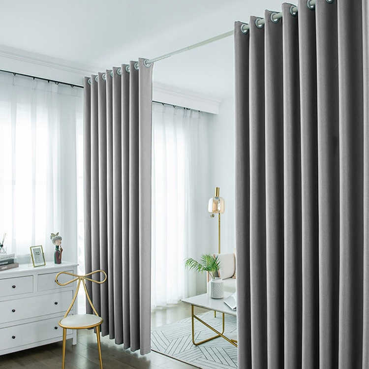 แนะนำ ผ้าม่าน ผ้าม่านทึบแสง100% หนามีTexture 🚀พร้อมส่ง ทันใช้🚀 แบบห่วงตาไก่สีเงิน ถูกใจทุกคนใช้งาน ราคาพิเศษ มีเก็บเงินปลายทาง