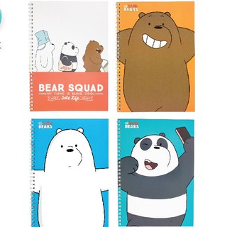 WE BARE BEARS สมุดริมลวดB5