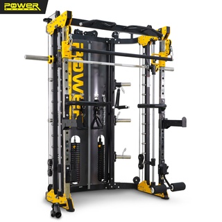 POWER REFORM สมิทแมชชีน Evolution X7 แผ่นน้ำหนักในตัว 180 กก. ระบบ Gravity Free Smith Machine Crossover Power Rack