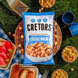 🔥พรีออเดอร์🔥Cretors Popcorn รส ชีส&amp;คาราเมล อร่อยมาก จากอเมริกา 🇺🇸