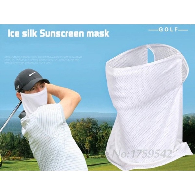 หน้ากากกันแดด Pgm Ice Silk SUN Scarf ได้ทั้งหญิงและชาย WB003 Sun mask