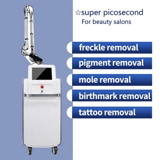 Portable professional Nd-Yag ultra-picosecond fast and painless eyebrow washing and tattoo removal melanin freckles remo