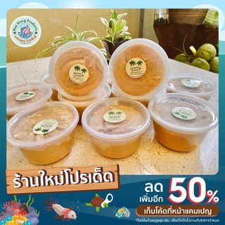 น้ำตาลมะพร้าวแท้ ของดีแม่กลอง ขนาด 500 กรัม (แบบปึกฝาเล็ก) น้ำตาลปึก