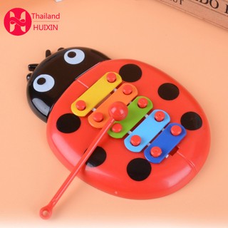 Cute Ladybug Insect Shape Musical Toys Percussion Instruments Toys Colorful
