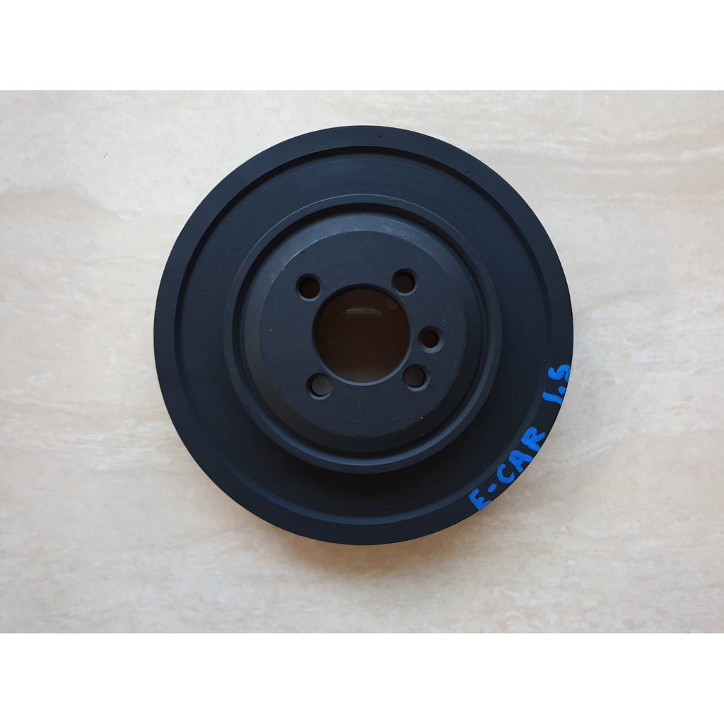 มู่เล่ย์หน้าเครื่อง (มู่เลย์ข้อเหวี่ยง) MITSUBISHI E-CAR 1500,4G15,CB2,HYUNDAI,EXCEL ราคาตัวละ 650 บาท