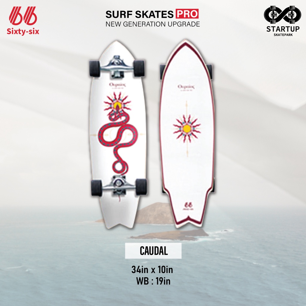 Sixty-Six Surfskate Caudal 32" New Model 2021