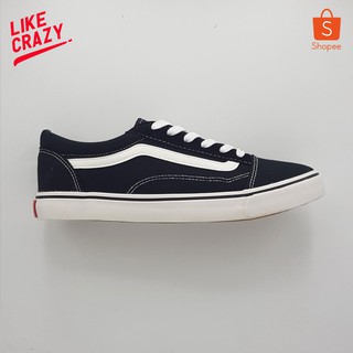 Like Crazy(รองเท้าผ้าใบผู้ชาย-หญิง ทรงVANS สีดำ(black) VANBLK01 ทรงยอดนิยม ฮิตตลอดกา