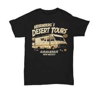 เสื้อยืดแขนสั้น พิมพ์ลาย Breaking Bad Heisenberg Desert Tours แฟชั่นสําหรับผู้ชาย และผู้หญิงSize S-5XL