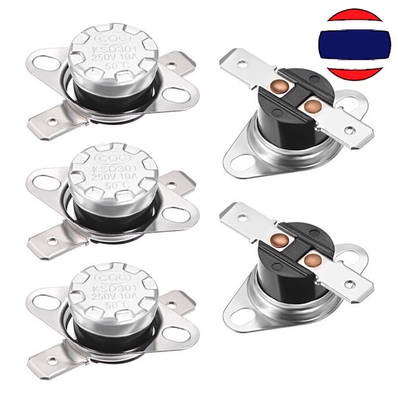 เทอร์โมสตัท KSD301 100c 105c 110c 115c 125c 135c 140c 145c 150c 155c 160c 170c 185c 10A 250v