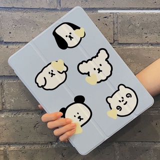 เคสซิลิโคนนิ่ม ลายสุนัขน่ารัก สําหรับ ipad air4 10.9 ipad 9th 10.2 2021 ipad 8th 2020 7th air 2 air 3 10.5 ipad mini6 5 4 ipad 6th gen 9.7 5432