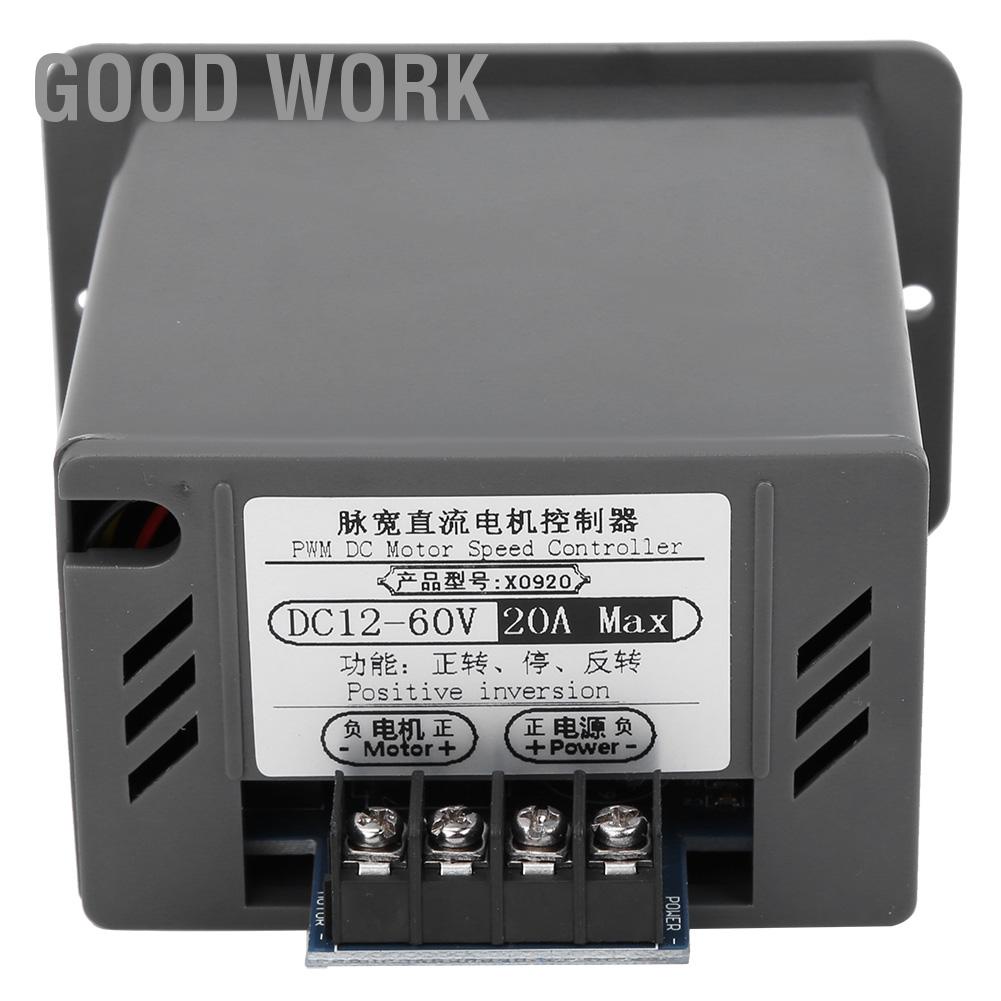 [ลดล้างสต๊อก]มอเตอร์ควบคุมความเร็ว เครื่องควบคุมความเร็วมอเตอร์  Dc12-60V 20A Dc สําหรับ Ward/Reverse Electric Regulator