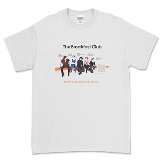 เสื้อยืดแขนสั้น พิมพ์ลาย The BREAKFAST CLUB