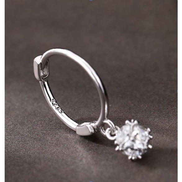 Teeya.shop_TH 🇹🇭 / S925 ต่างหูห่วงเงิน สวยหรู ปนน่ารัก เหมาะสำหรับคนแพ้ง่าย - รูปที่ 7