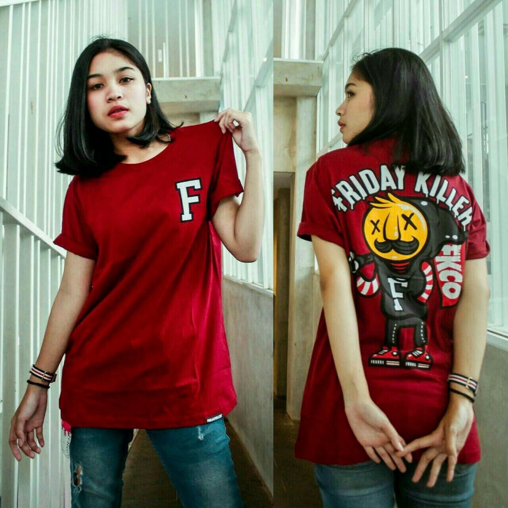 Friday Killer Provokerateur Maroon Short Sleeve Distro T-Shirt - Holdout