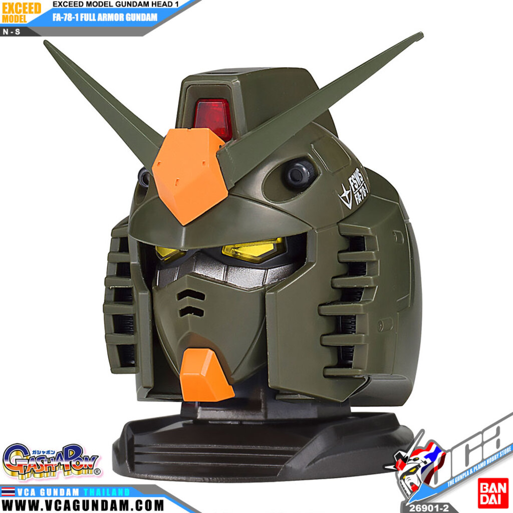 Bandai Gashapon Exceed Model Gundam Head 1 Fa 78 1 Full Armor Gundam โมเดล ห วก นด ม Vca Gundam 250