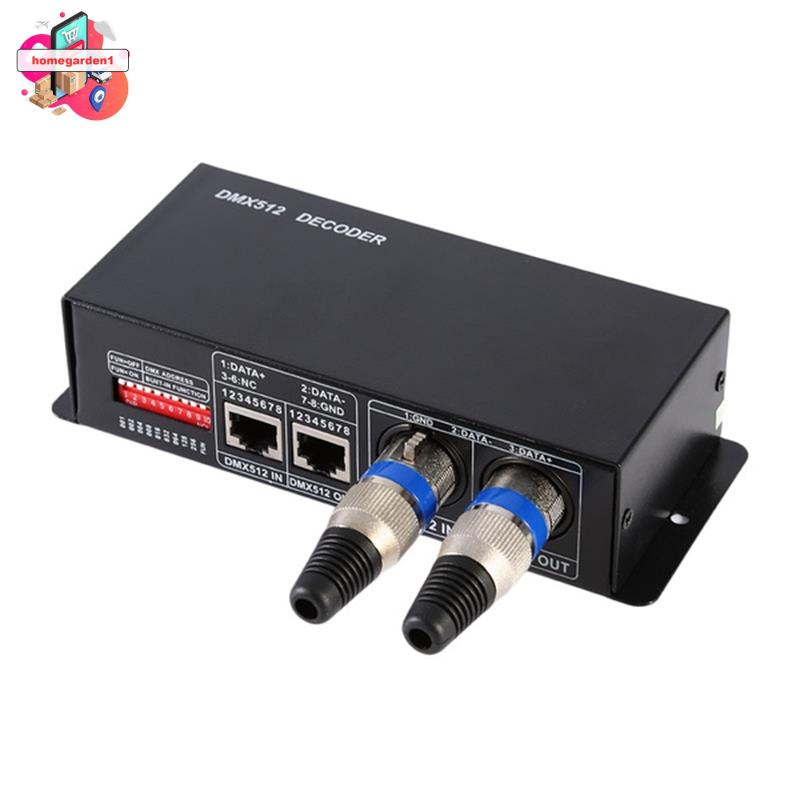 3CH DC12-24V RGBW DMX 512 ถอดรหัส LED Controller RGB LED DMX512 ถอดรหัส, DMX512-3CH