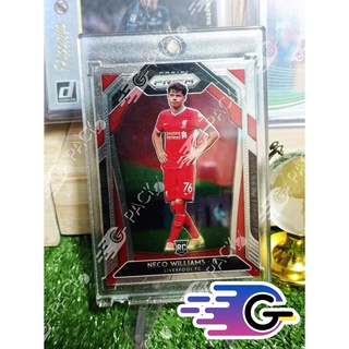 การ์ดนักฟุตบอล 2020-21 Panini Prizm Premier League neco williams Rookie Card Liverpool #249  (RC) (แถม Topload)