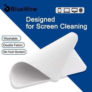 Bluewow ผ้าไมโครไฟเบอร์ สําหรับทําความสะอาดหน้าจอโทรศัพท์มือถือ แท็บเล็ต FA-008