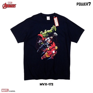 Power 7 Shop เสื้อยืดการ์ตูน ลาย ลิขสิทธ์แท้ MARVEL COMICS  T-SHIRTS (MVX-172)