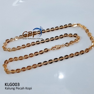 สร้อยคอโซ่ สีทอง สีเงิน สําหรับผู้หญิง KLG003