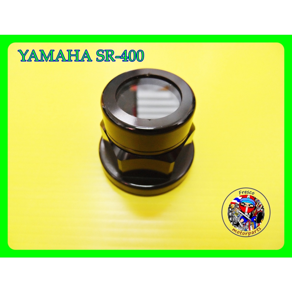 น๊อตปิดตั้งโซ่ราวลิ้น YAMAHA SR-400 (สีดำ)